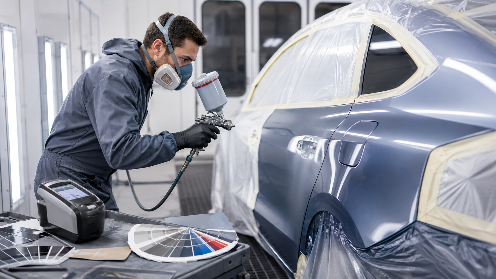 Learn How A Perfect Paint Match Is Attained While Collision Repairs